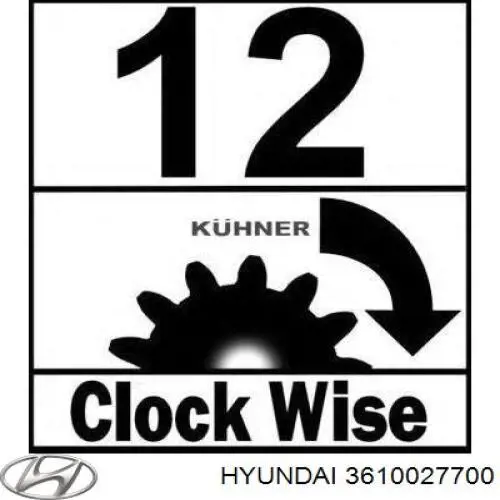 Compre 3610027700 Hyundai/Kia Motor de arranco