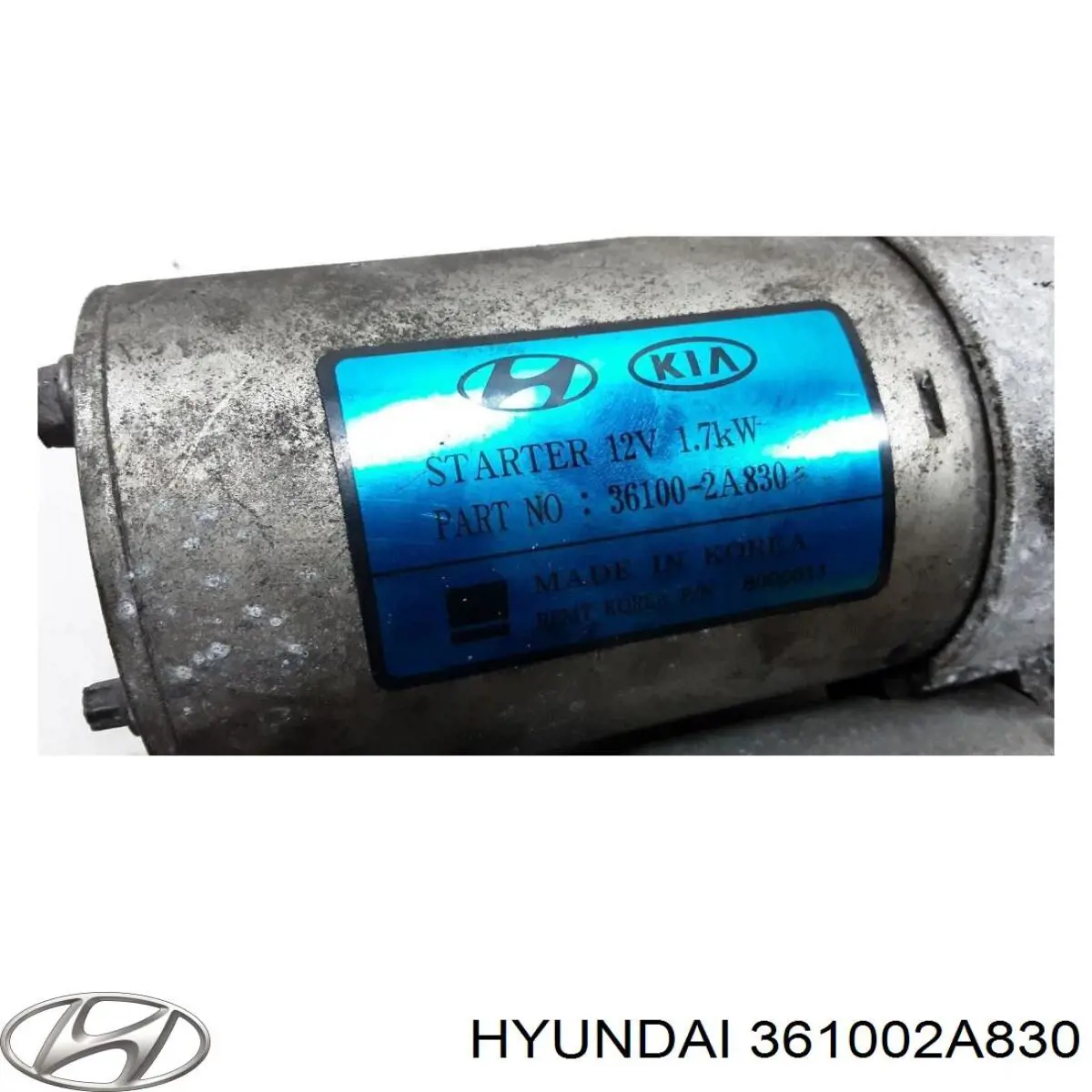 Motor de arranco Hyundai/Kia 361002A830 preço, a partir de 76,62 USD