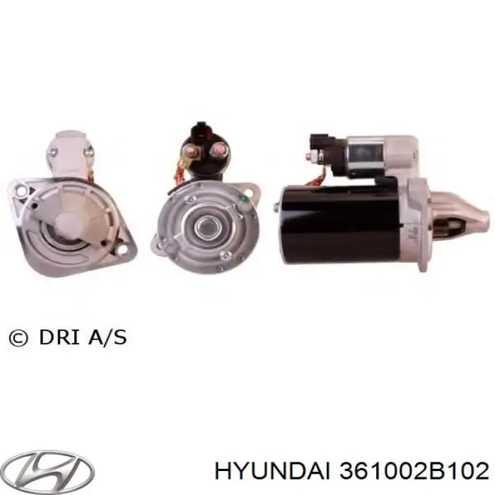 Motor de arranco Hyundai/Kia 361002B102 preço, a partir de 105,74 USD