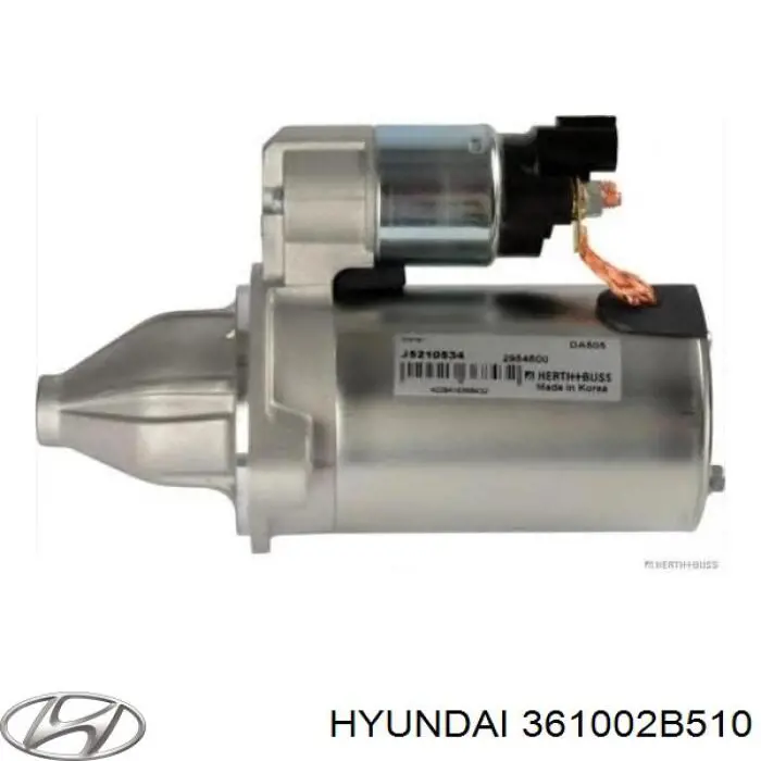 361002B510 Hyundai/Kia Motor de arranco