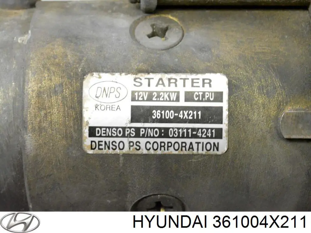 Compre 361004X211 Hyundai/Kia Motor de arranco