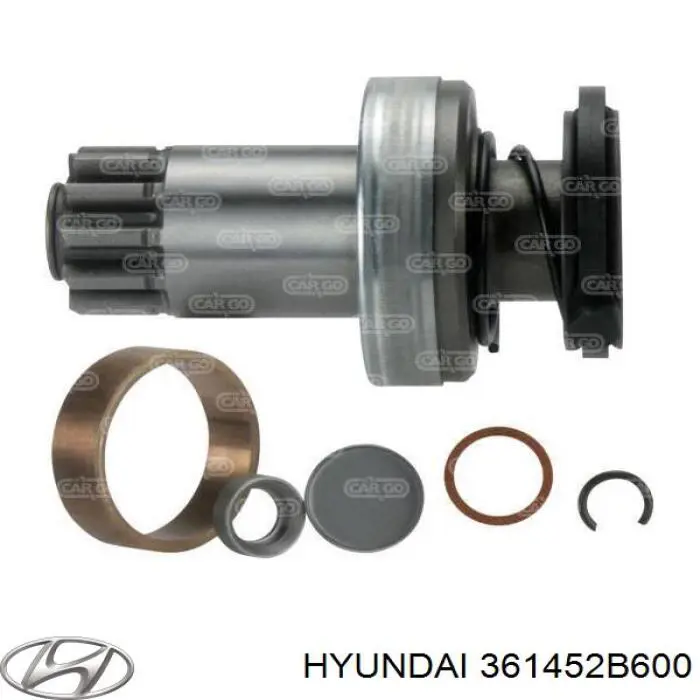 Roda-livre do motor de arranco 361452B600 Hyundai/Kia