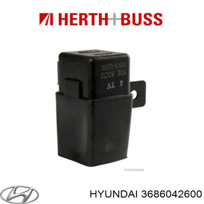 Compre 3686042011 Hyundai/Kia Relê das velas de incandescência