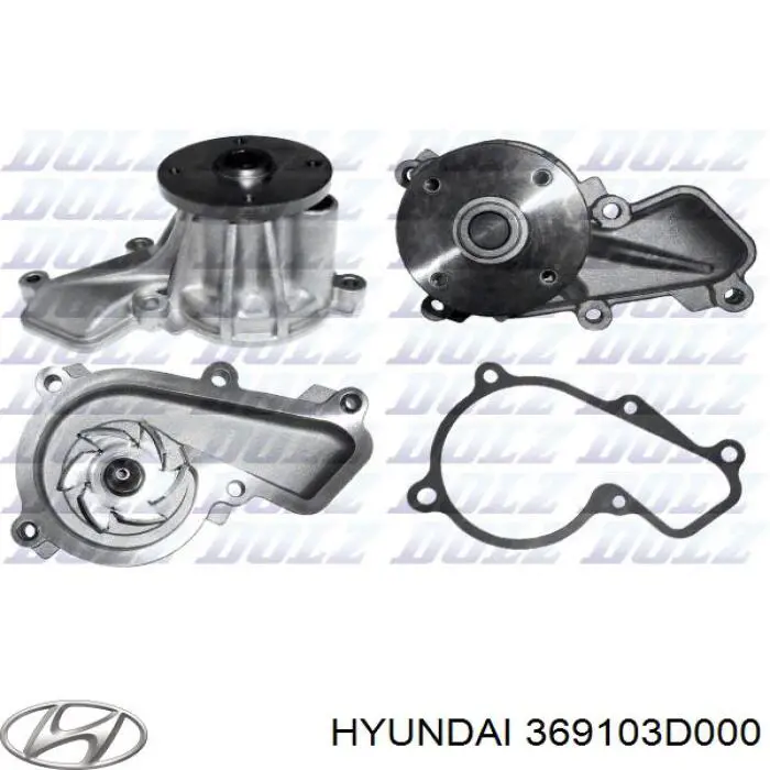 Bomba de esfriamento do inversor Hyundai/Kia 369103D000 preço, a partir de 476,06 USD