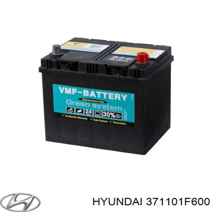 Compre 371101F600 Hyundai/Kia Bateria recarregável (PILHA)