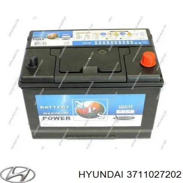 3711027202 Hyundai/Kia Bateria recarregável (PILHA)