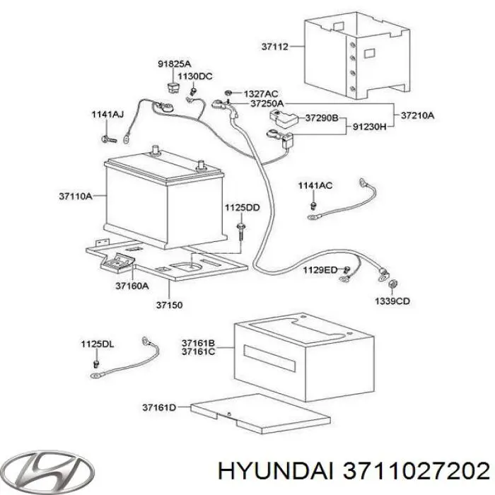 Bateria recarregável (PILHA) Hyundai/Kia 3711027202 preço, a partir de 141,65 USD