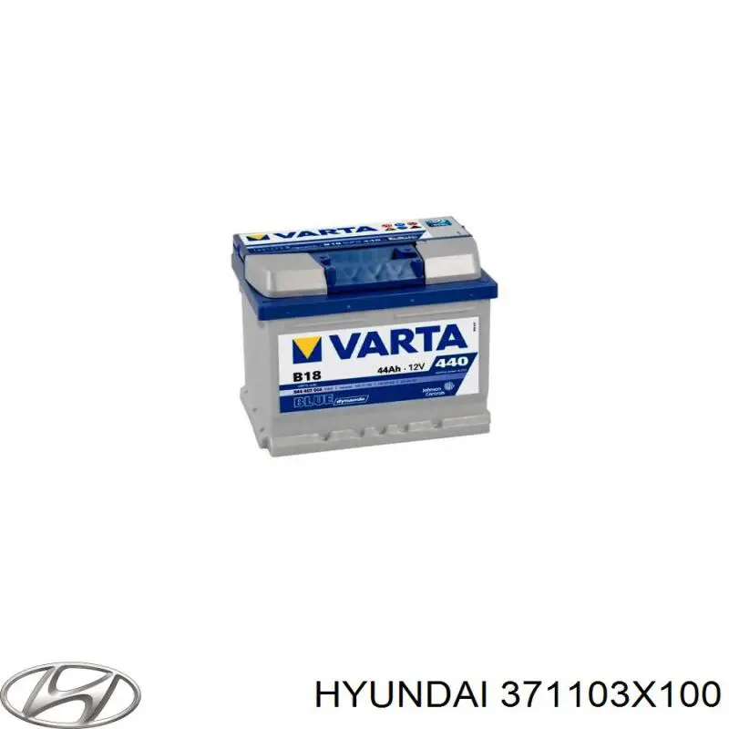 371103X100 Hyundai/Kia Bateria recarregável (PILHA)