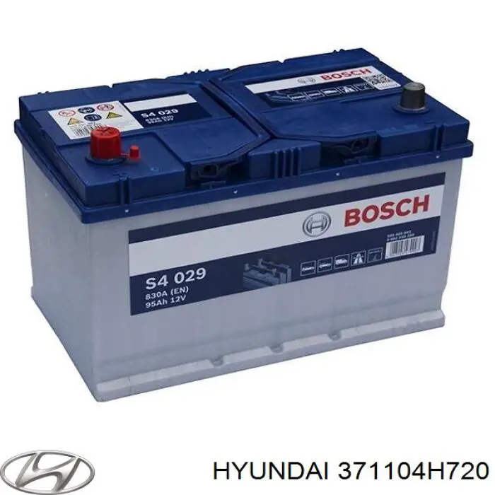 Bateria recarregável (PILHA) Hyundai/Kia 371104H720