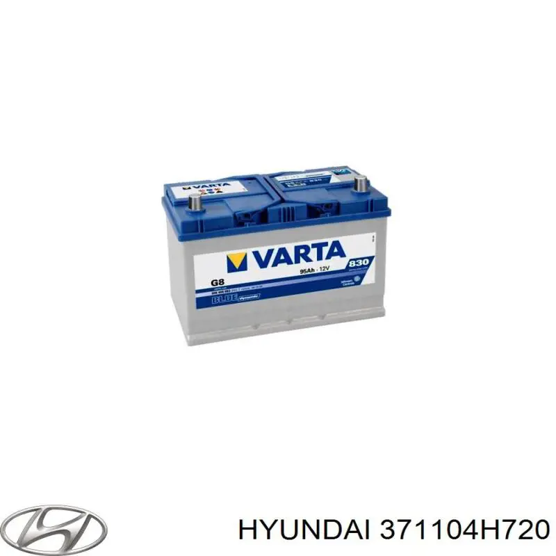 Bateria recarregável (PILHA) 371104H720 Hyundai/Kia