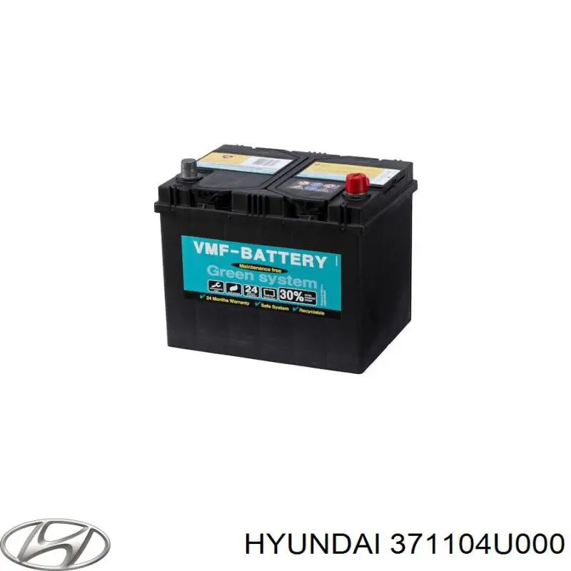 Bateria recarregável (PILHA) Hyundai/Kia 371104U000 preço, a partir de 185,72 USD