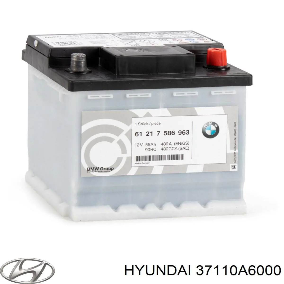 37110A6000 Hyundai/Kia Bateria recarregável (PILHA)