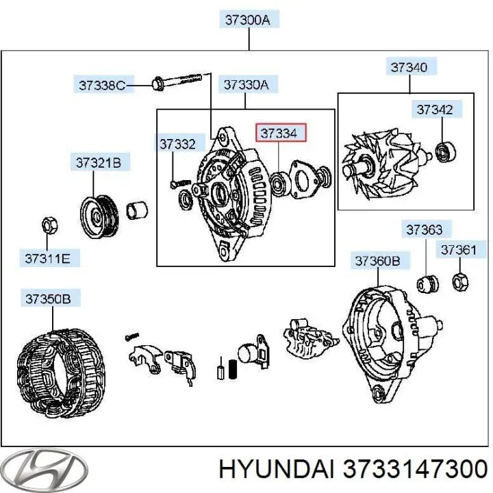  Hyundai/Kia 3733147301 preço, a partir de 48,39 USD