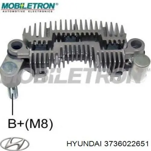 Eixo de diodos do gerador Hyundai/Kia 3736022651 preço, a partir de 71,20 USD