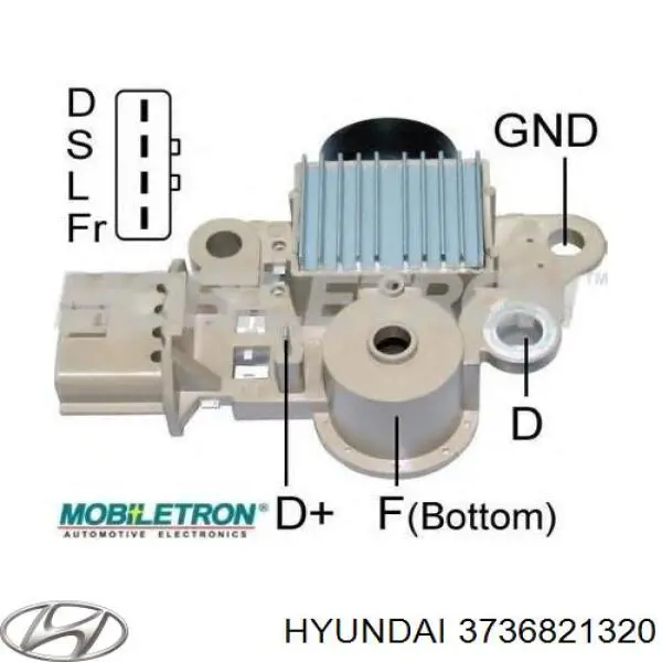Compre 3736821320 Hyundai/Kia Escova do gerador