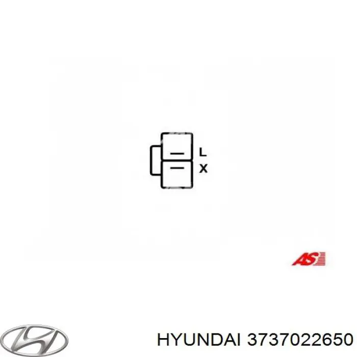 Compre 3737022650 Hyundai/Kia Relê-regulador do gerador (relê de carregamento)