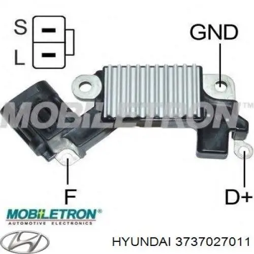 Relê-regulador do gerador (relê de carregamento) Hyundai/Kia 3737027011 preço, a partir de 24,40 USD