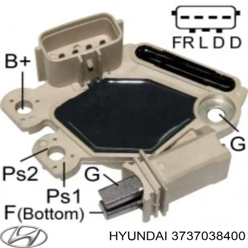 3737038400 Hyundai/Kia Relê-regulador do gerador (relê de carregamento)