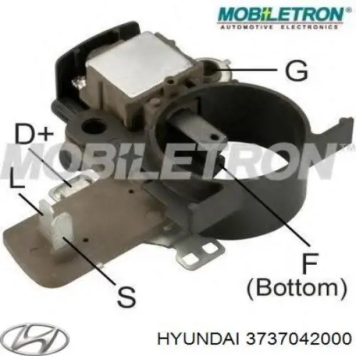 3737042000 Hyundai/Kia Relê-regulador do gerador (relê de carregamento)