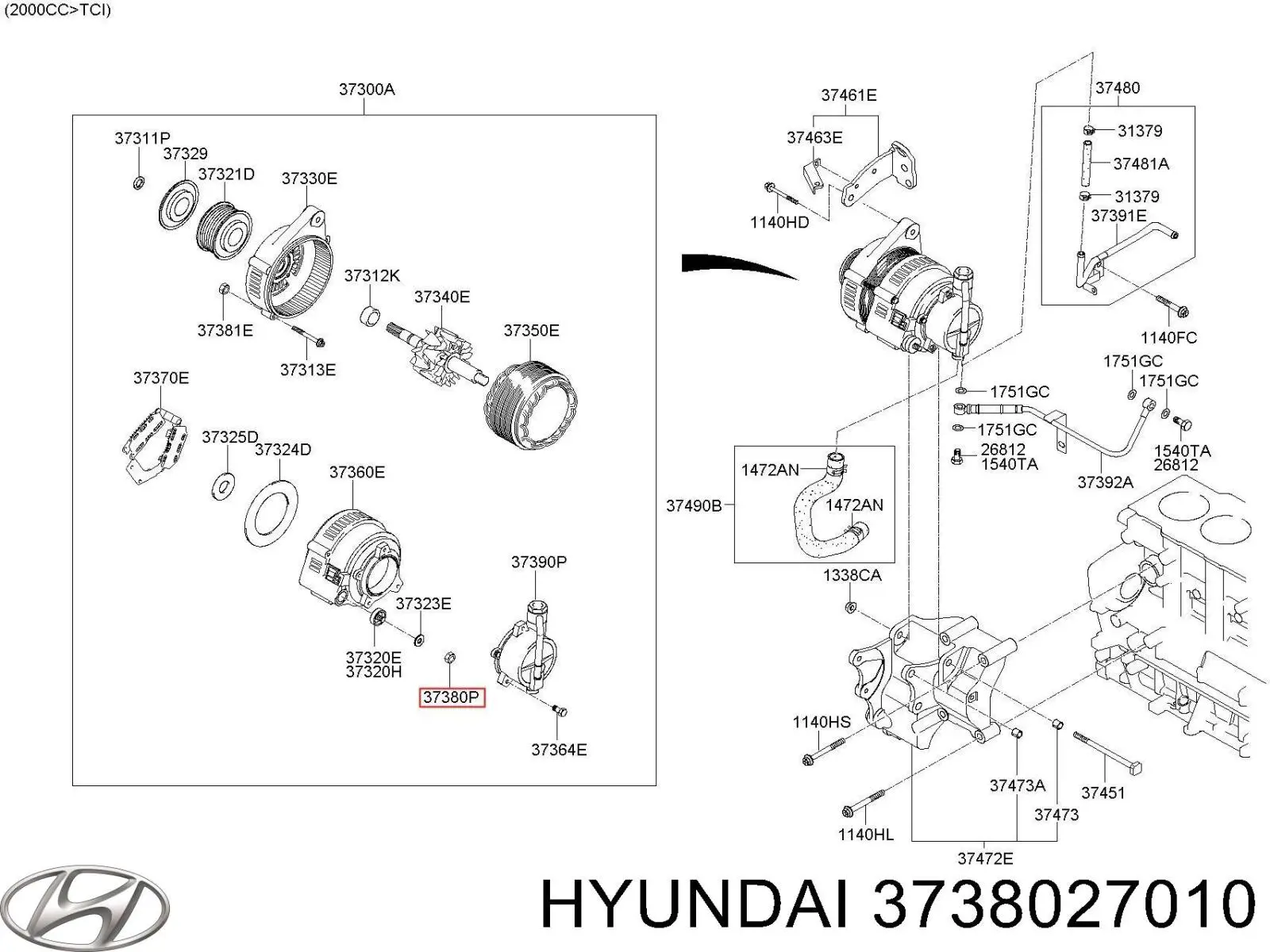 3738027010 Hyundai/Kia 