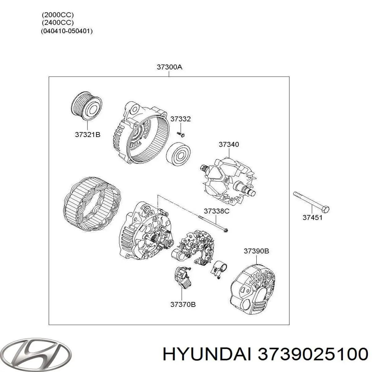 3739025100 Hyundai/Kia 