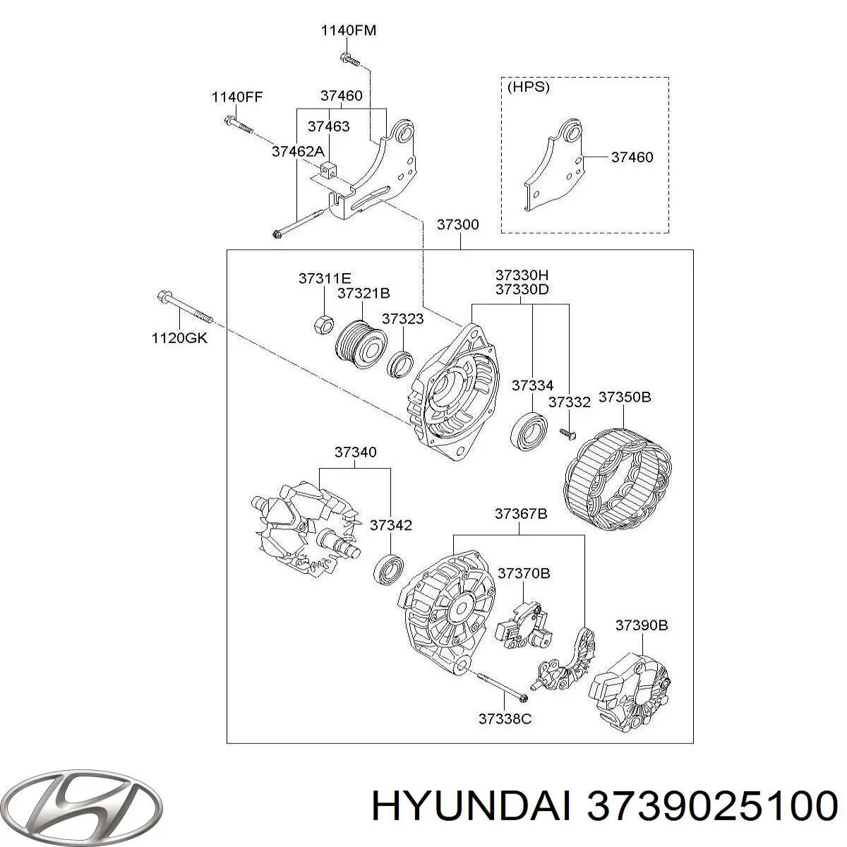  Hyundai/Kia 3739025100 preço, a partir de  