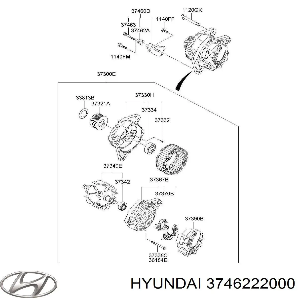  Hyundai/Kia 3746222000 preço, a partir de 17,31 USD
