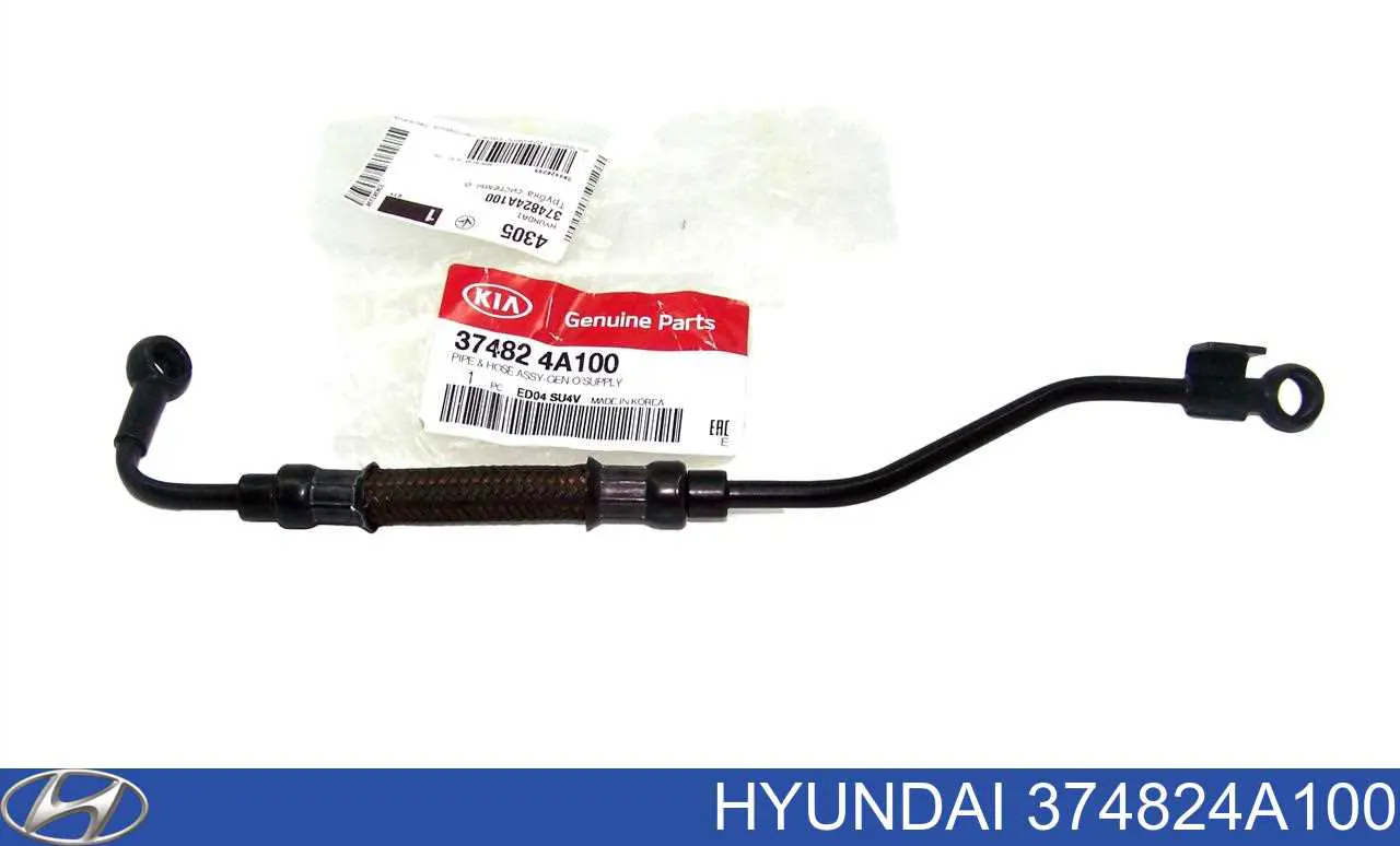 Compre 374824A100 Hyundai/Kia Mangueira (cano derivado) de bomba de vácuo