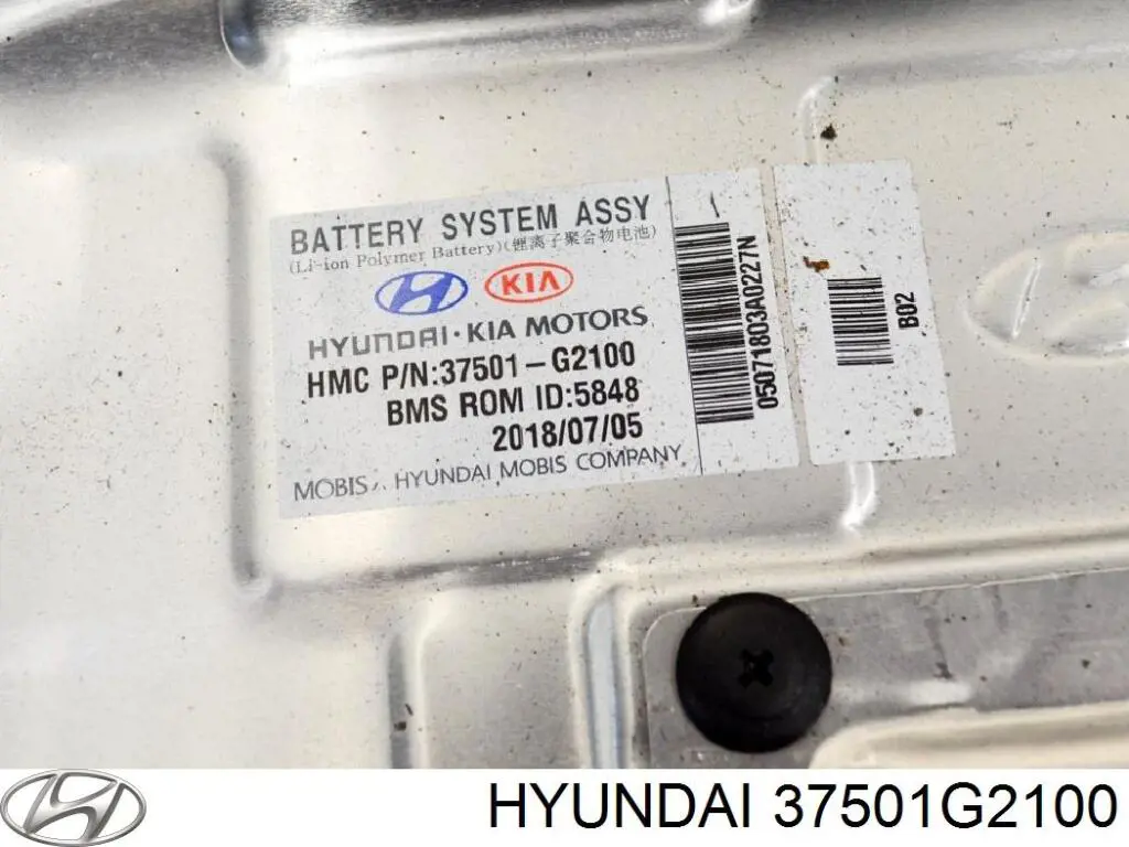 37501G2100 Hyundai/Kia Módulo de bateria recarregável de carro elétrico