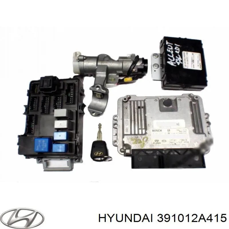 391012A415 Hyundai/Kia Módulo de direção (Centralina eletrônica) de motor