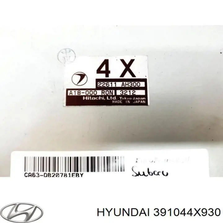 Compre 391044X930 Hyundai/Kia Módulo de direção (Centralina eletrônica) de motor