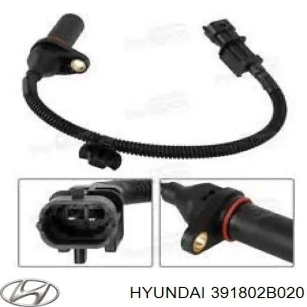 Compre 391802B020 Hyundai/Kia Sensor de posição (de revoluções) de cambota