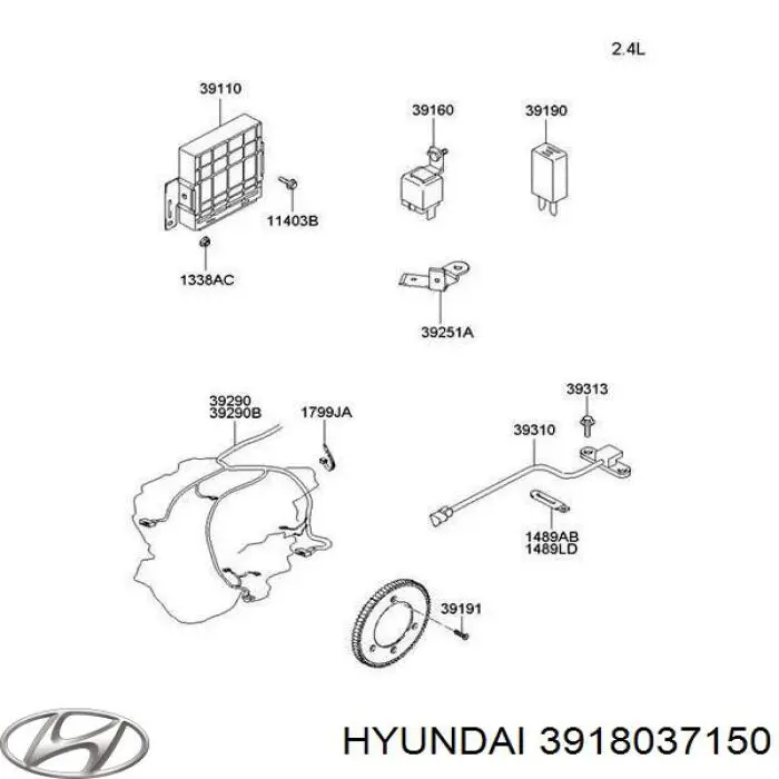 Sensor de posição (de revoluções) de cambota Hyundai/Kia 3918037150 preço, a partir de 31,63 USD