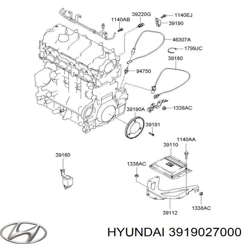 3919027000 Hyundai/Kia 