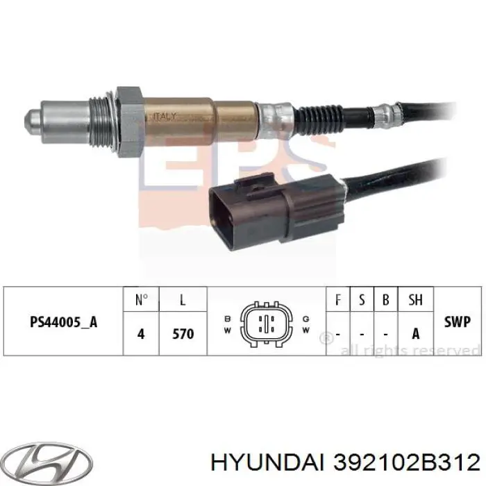 Sonda lambda, sensor de oxigênio Magneti Marelli 466016355252