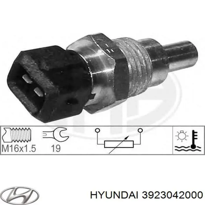 Sensor de temperatura do fluido de esfriamento Hyundai/Kia 3923042000 preço, a partir de 15,79 USD