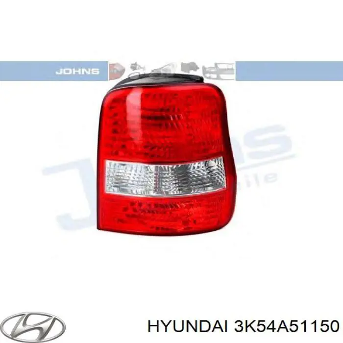 3K54A51150 Hyundai/Kia Lanterna traseira direita