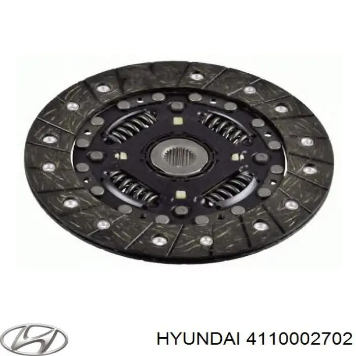 4110002702 Hyundai/Kia Disco de embraiagem