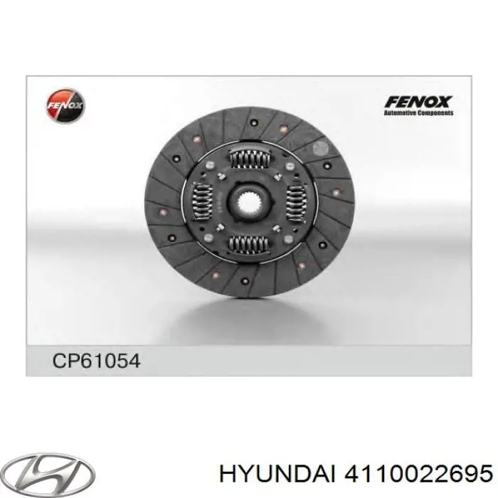 Compre 4110022695 Hyundai/Kia Disco de embraiagem