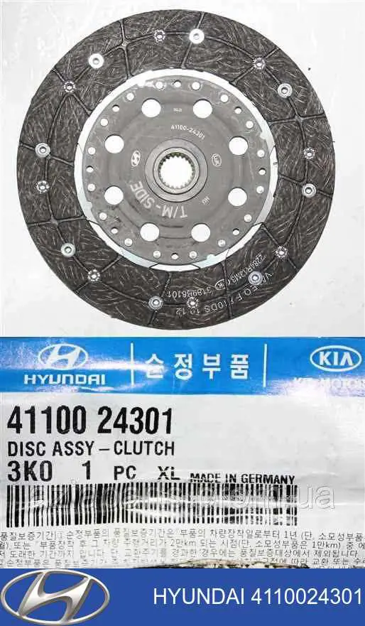 4110024301 Hyundai/Kia Disco de embraiagem
