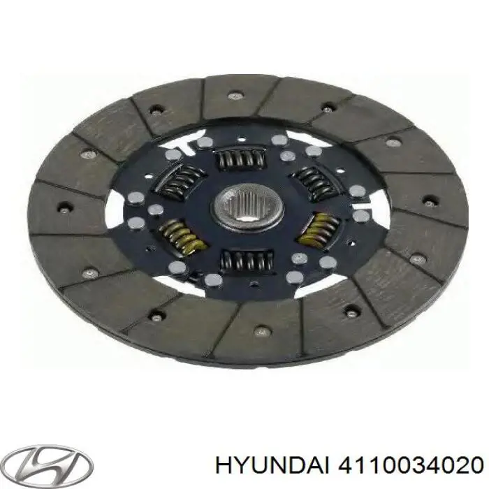 Compre 4110034020 Hyundai/Kia Disco de embraiagem