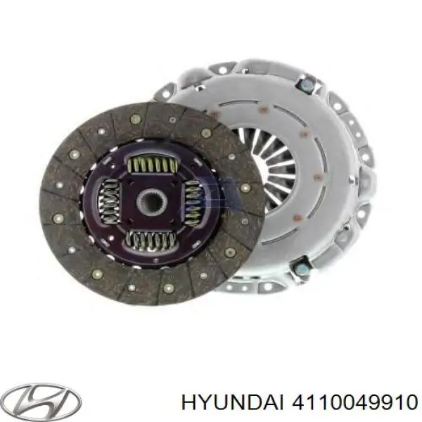 Kit de embraiagem (3 peças) Hyundai/Kia 4110049910 preço, a partir de 203,60 USD