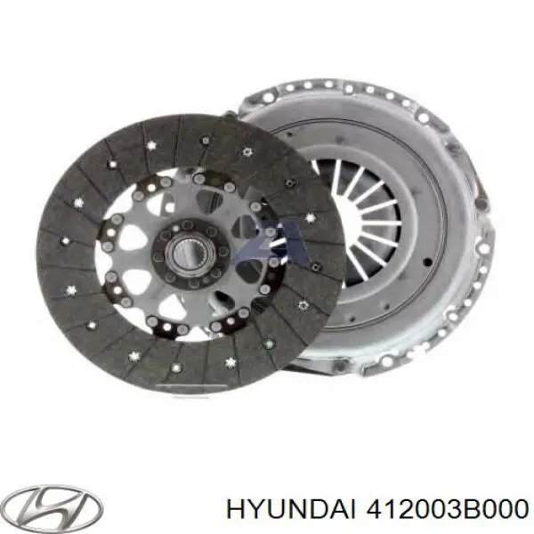 Compre 412003B000 Hyundai/Kia Kit de embraiagem (3 peças)