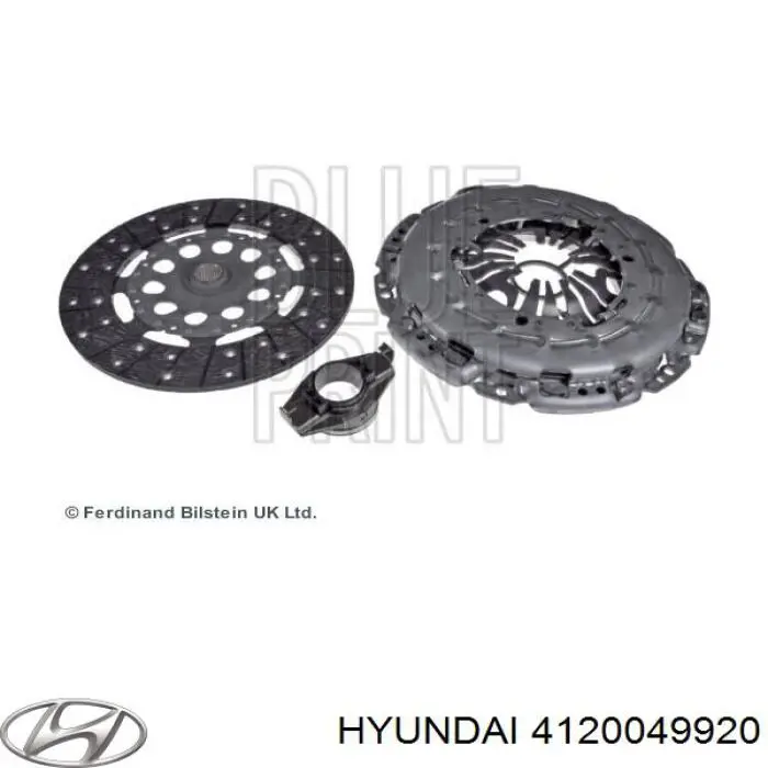 4120049920 Hyundai/Kia Kit de embraiagem (3 peças)