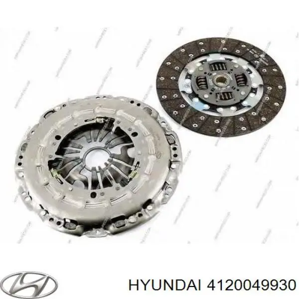 4120049930 Hyundai/Kia Kit de embraiagem (3 peças)