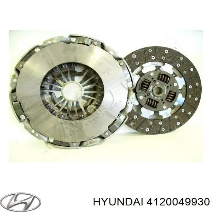 Kit de embraiagem (3 peças) Hyundai/Kia 4120049930 preço, a partir de 468,61 USD