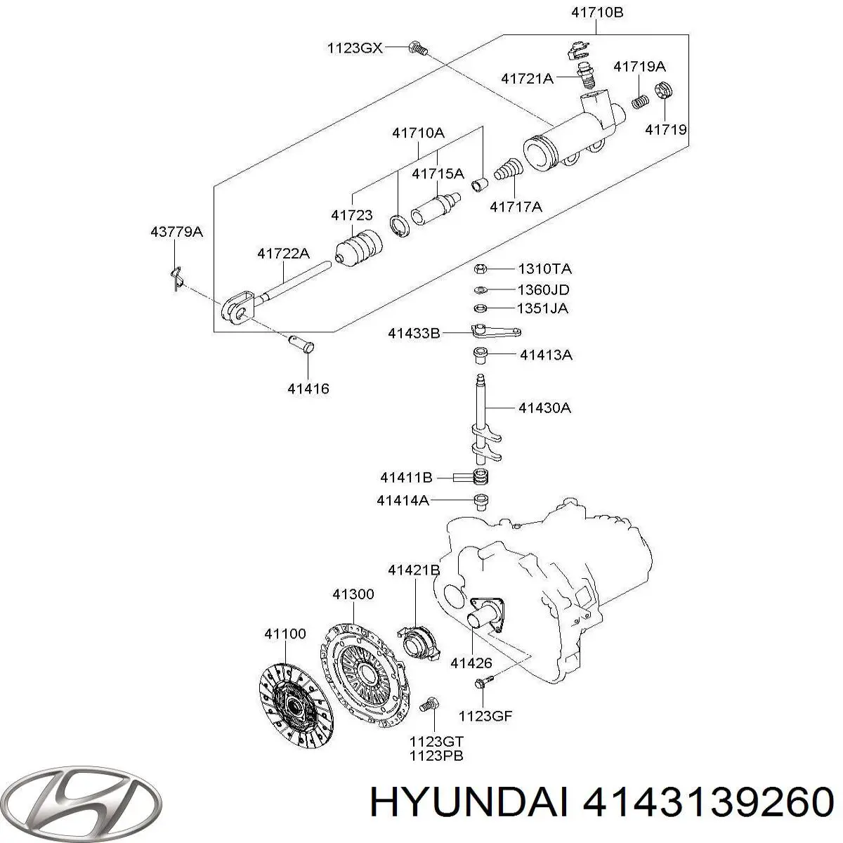 Forquilha de embraiagem Hyundai/Kia 4143139260 preço, a partir de 21,32 USD