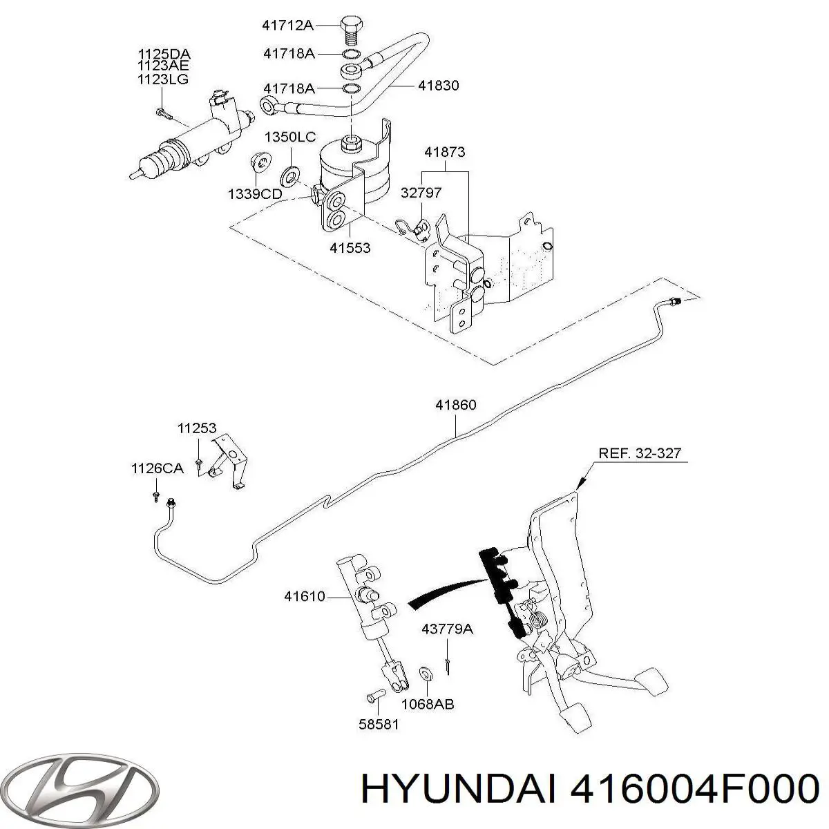 Cilindro mestre de embraiagem Hyundai H100  