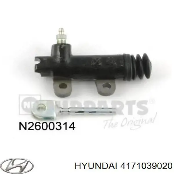 Cilindro de trabalho de embraiagem Hyundai/Kia 4171039020 preço, a partir de 45,01 USD