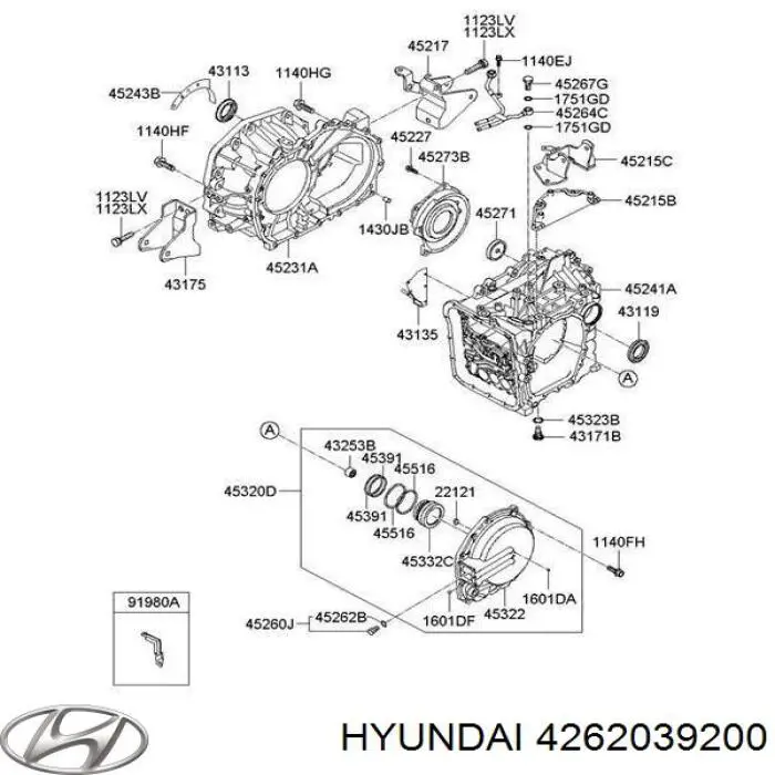 4262039200 Hyundai/Kia Sensor de velocidade